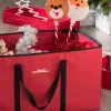 WeRChristmas Storage Bags|Storage Bags^Ornament And Decorations Storage Box, Red, 38 Cm