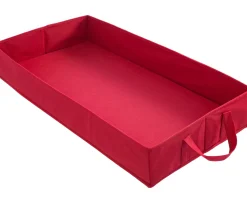 WeRChristmas Storage Bags|Storage Bags^Ornament And Decorations Storage Box, Red, 38 Cm