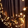 WeRChristmas Cluster Lights|Tree Lights^Outdoor Cluster Multi-Function 500 LED Light String, Warm White