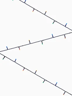 WeRChristmas Fairy Lights|Tree Lights^Outdoor Multi-Function 360 LED Light String, Multi Colour