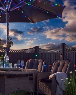 WeRChristmas Fairy Lights|Tree Lights^Outdoor Multi-Function 360 LED Light String, Multi Colour