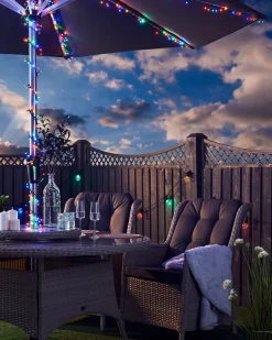 WeRChristmas Fairy Lights|Tree Lights^Outdoor Multi-Function 960 LED Light String, Multi Colour