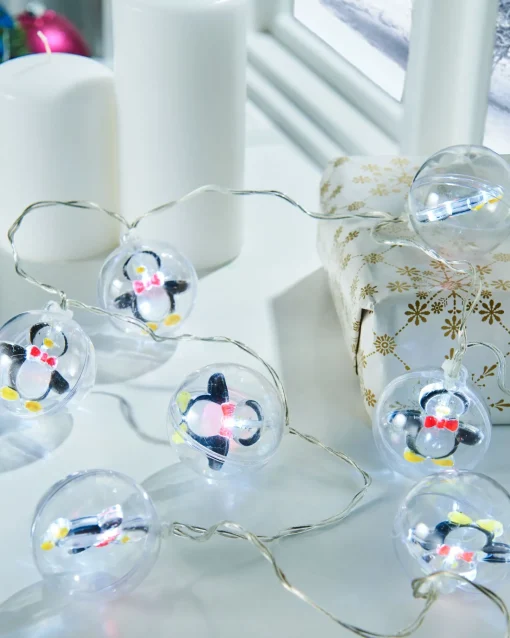 WeRChristmas Fairy Lights^Penguin Bauble LED Light String, 1.8 M