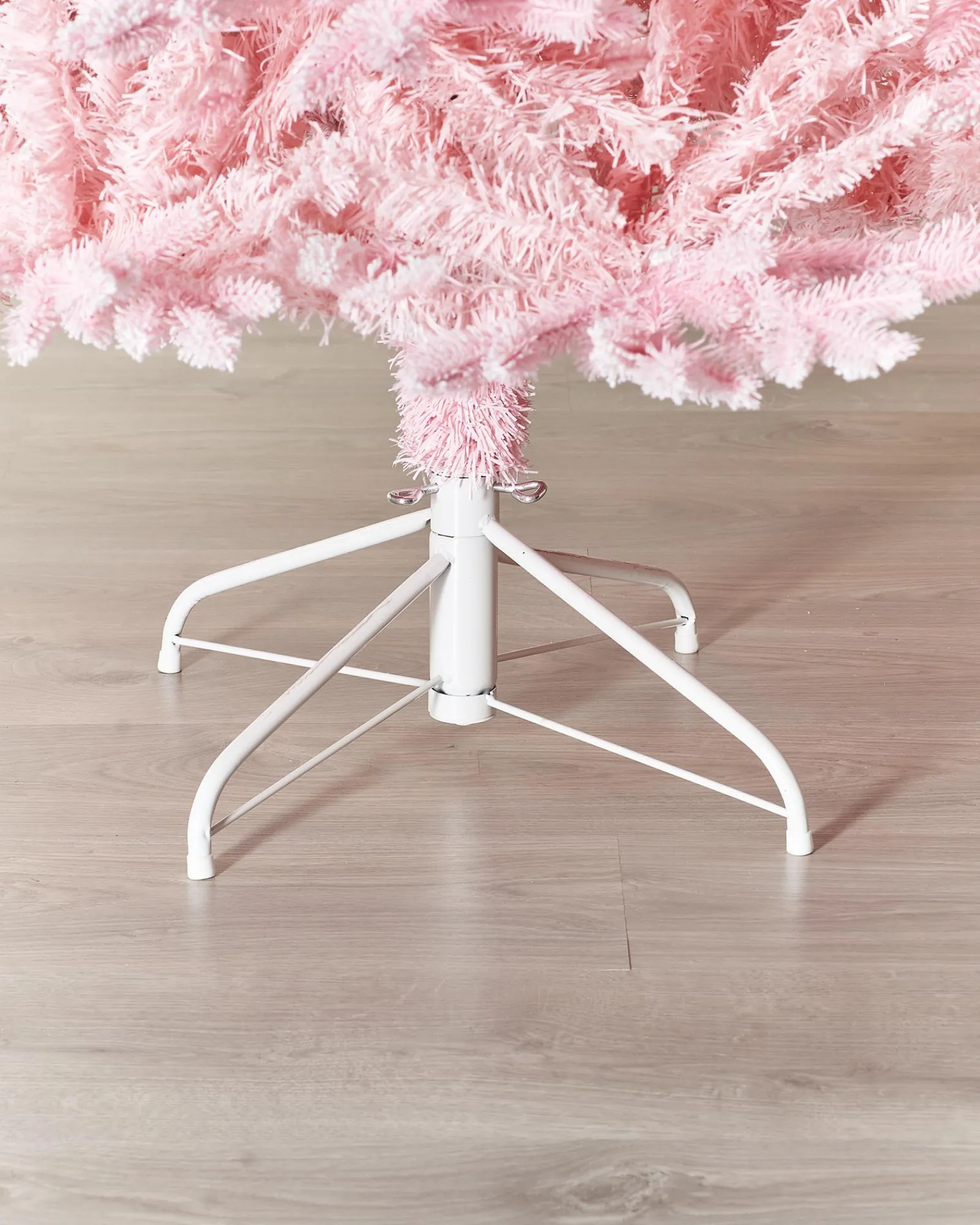 WeRChristmas Unlit Christmas Trees^Pink Sugar Snow Flocked Christmas Tree, 7 Ft