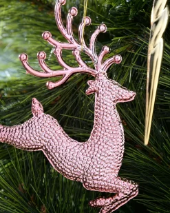 WeRChristmas Shatterproof Baubles^Pink/Champagne Shatterproof Baubles Set, 50 Pack