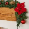 WeRChristmas Decorated Garlands^Pre-Decorated Garland, Red/Gold, 6 Ft