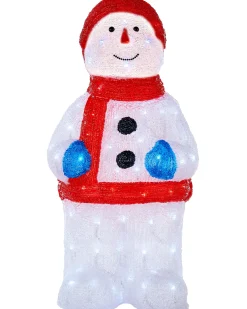 WeRChristmas Christmas Characters^Pre-Lit Acrylic Snowman, 59 Cm