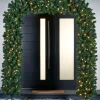 WeRChristmas Pre Lit Garlands^Pre-Lit Arch Doorway Garland, 8 Ft