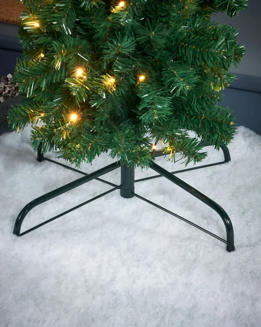 WeRChristmas Pre Lit Garlands^Pre-Lit Arch Doorway Garland, 8 Ft