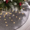 WeRChristmas Skirts & Collars^Pre-Lit Christmas Tree Mat, Grey, 98 Cm