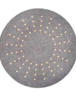 WeRChristmas Skirts & Collars^Pre-Lit Christmas Tree Mat, Grey, 98 Cm