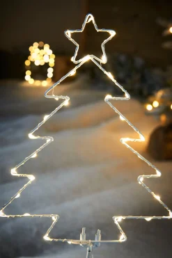WeRChristmas Pathway Lights^Pre-Lit Christmas Tree Pathway Stake Light, 60 Cm