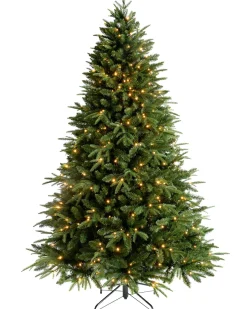 WeRChristmas Premium Christmas Trees|Pre Lit Christmas Trees^Pre-lit Grand Alaskan Fir Christmas Tree, 6 Ft