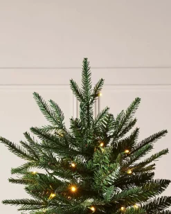 WeRChristmas Premium Christmas Trees|Pre Lit Christmas Trees^Pre-lit Grand Alaskan Fir Christmas Tree, Dual Multi Colour, 7 Ft