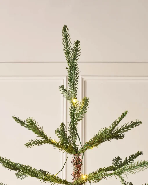 WeRChristmas Pre Lit Christmas Trees^Pre-Lit Grand Nordmann Fir Christmas Tree, 8 Ft
