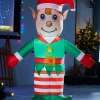 WeRChristmas Inflatables^Pre-Lit Inflatable Elf, 5 Ft