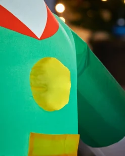 WeRChristmas Inflatables^Pre-Lit Inflatable Elf, 5 Ft
