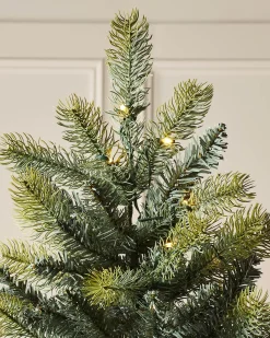 WeRChristmas Pre Lit Christmas Trees^Pre-Lit Mixed Pine Dual Christmas Tree, 7 Ft