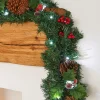 WeRChristmas Decorated Garlands|Pre Lit Garlands^Pre-Lit Natural Decorated Garland, Pinecones & Berries, 9 Ft