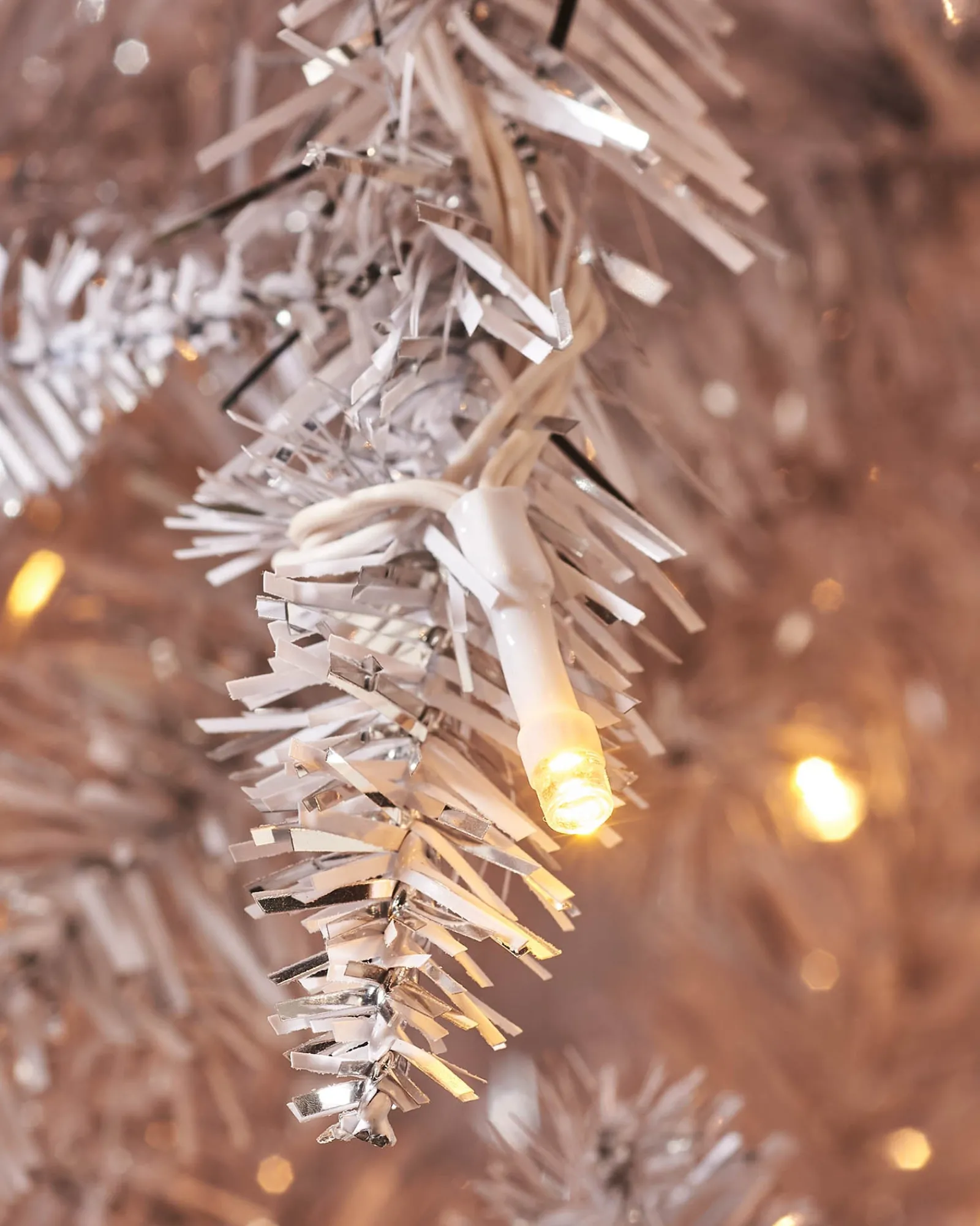 WeRChristmas Pre Lit Christmas Trees^Pre-Lit Shimmering Christmas Tree, 7 Ft