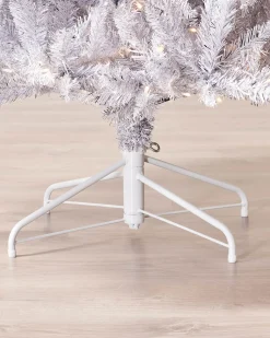 WeRChristmas Pre Lit Christmas Trees^Pre-Lit Shimmering Christmas Tree, 7 Ft