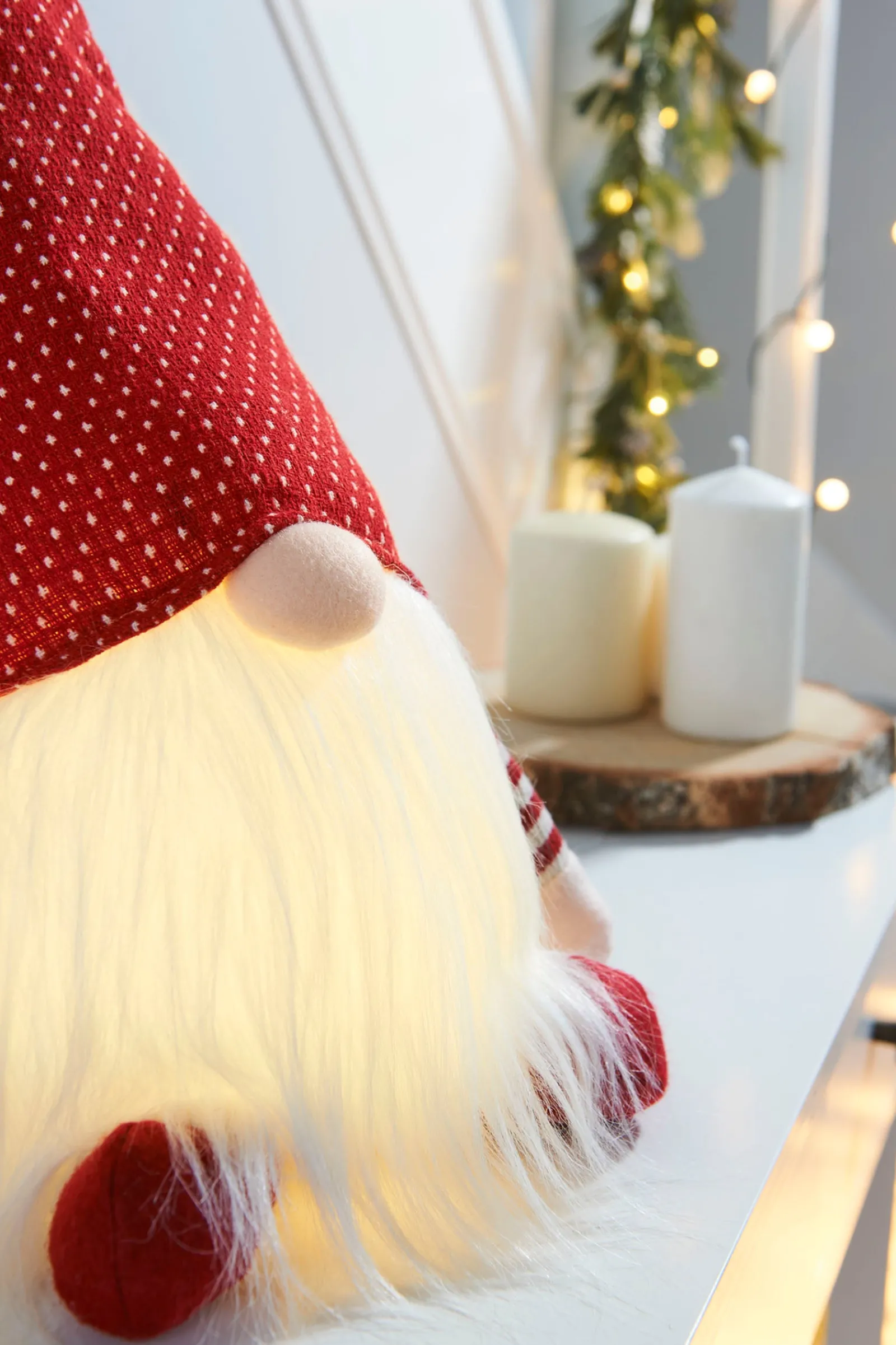 WeRChristmas Figurines|Novelty^Pre-Lit Sitting Gonk, 50 Cm