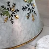WeRChristmas Skirts & Collars^Pre-Lit Snowflake Tree Collar, 55 Cm