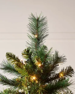 WeRChristmas Pre Lit Christmas Trees^Pre-Lit Victorian Pine Christmas Tree, 7 Ft