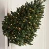 WeRChristmas Budget Christmas Trees|Pre Lit Christmas Trees^Pre-Lit Wall Mounted Tree, 3 Ft