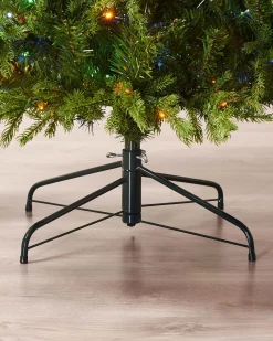 WeRChristmas Premium Christmas Trees|Pre Lit Christmas Trees^Pre-Lit Windsor Fir Christmas Tree, Dual Multi Colour, 6 Ft