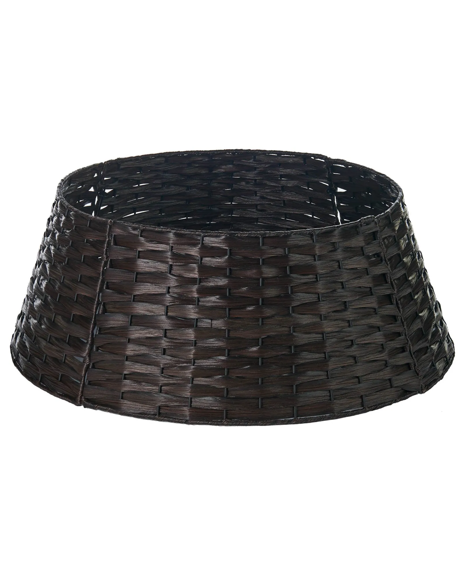 WeRChristmas Skirts & Collars^Rattan Tree Collar, Dark Brown, 65 Cm