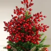 WeRChristmas Tree Toppers^Red Berry Tree Topper, 90 Cm