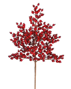 WeRChristmas Tree Toppers^Red Berry Tree Topper, 90 Cm