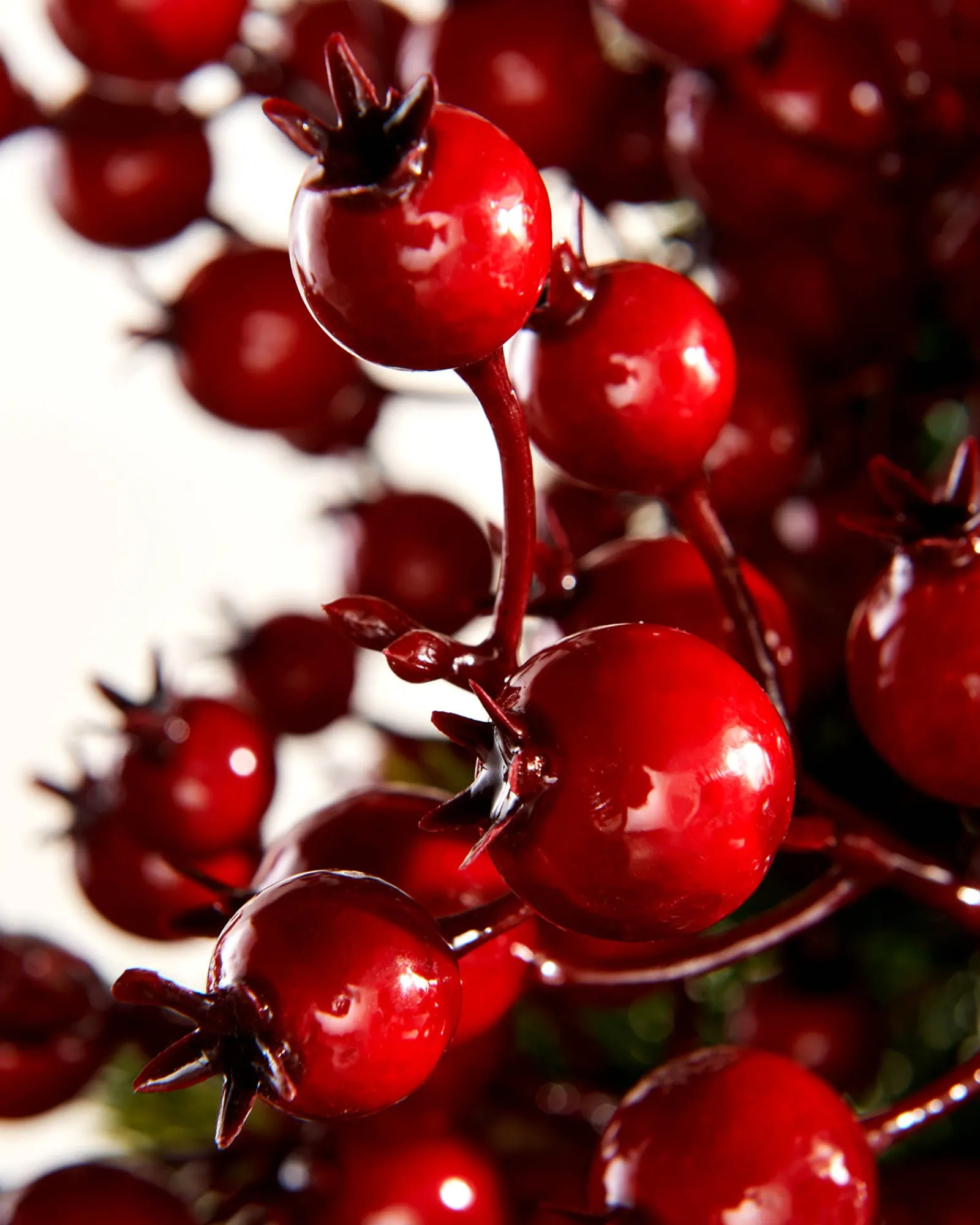 WeRChristmas Tree Toppers^Red Berry Tree Topper, 90 Cm