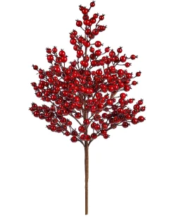 WeRChristmas Tree Toppers^Red Berry Tree Topper, 90 Cm