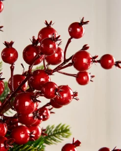 WeRChristmas Tree Toppers^Red Berry Tree Topper, 90 Cm