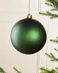 WeRChristmas Oversized Baubles|Shatterproof Baubles^Sage Green Large Matt Shatterproof Bauble, 15 Cm