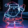 WeRChristmas Christmas Characters^Santa Rope Light Silhouette, 59 Cm