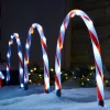 WeRChristmas Pathway Lights^Set Of 4 Candy Cane Arch Pathway Stake Lights, 50 Cm