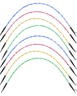 WeRChristmas Pathway Lights^Set Of 8 Pre-Lit Arch Pathway Chasing Lights, 92 Cm
