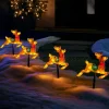 WeRChristmas Pathway Lights^Set Of 4 Reindeer Silhouette Pathway Stake Lights, 26 Cm