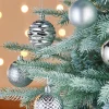 WeRChristmas Shatterproof Baubles^Silver Shatterproof Baubles, 50 Pack, 6 Cm