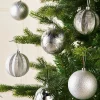 WeRChristmas Shatterproof Baubles^Silver Shatterproof Baubles, 16 Pack, 8 Cm