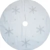 WeRChristmas Skirts & Collars^Snowflake Christmas Tree Skirt, 122 Cm