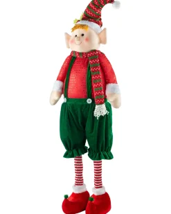 WeRChristmas Figurines^Standing Elf Figurine With Extendable Legs, 60-109 Cm