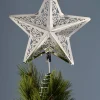 WeRChristmas Tree Toppers^Star Christmas Tree Topper, Silver, 30 Cm