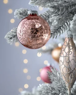 WeRChristmas Glass Baubles^Sweet Harmony Glass Baubles, 20 Pack