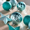 WeRChristmas Shatterproof Baubles^Teal Shatterproof Baubles Set, 42 Pack