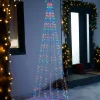 WeRChristmas Tree Silhouettes^Waterfall Christmas Tree, Multi-Coloured, 2.1 M
